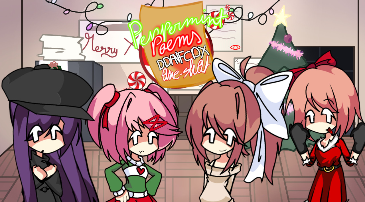 Peppermint Poems (A DDFNFCDX Christmas Oneshot)