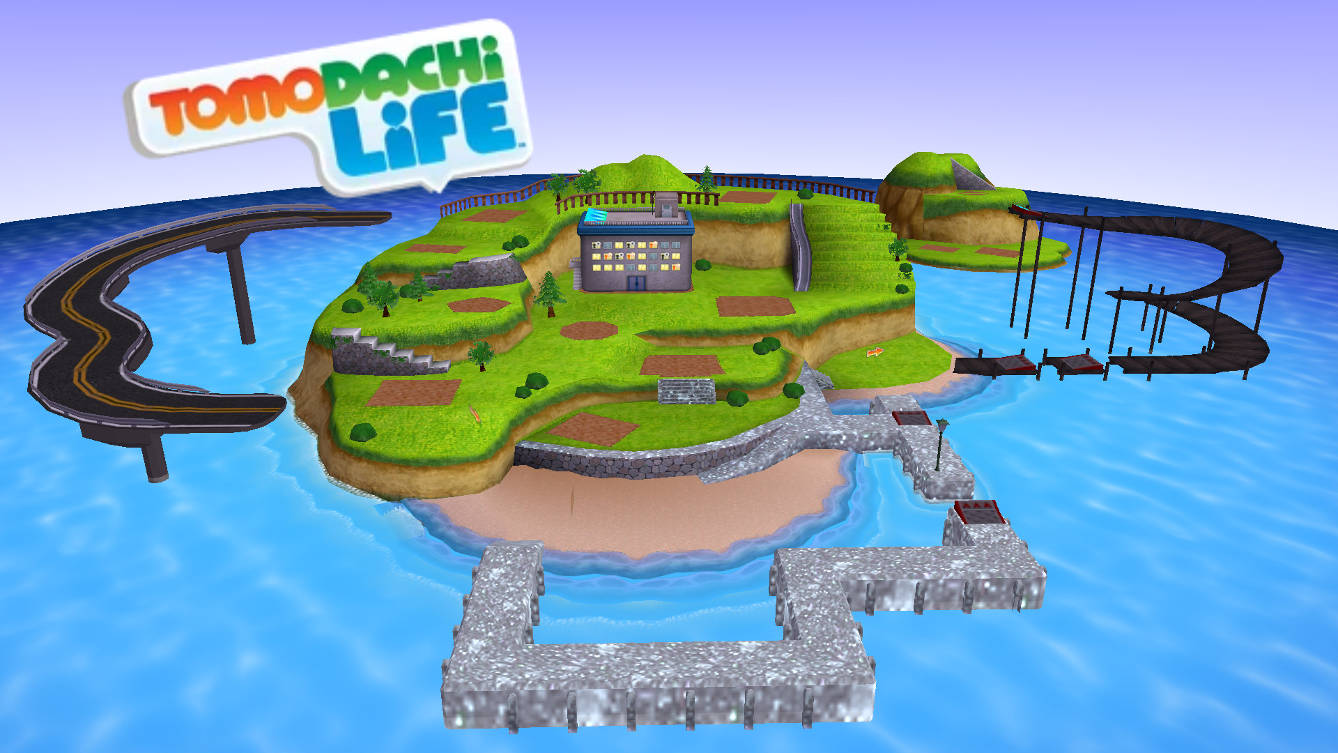 Tomodachi Island Mod For Mario Kart 7 Mk7 Mods 