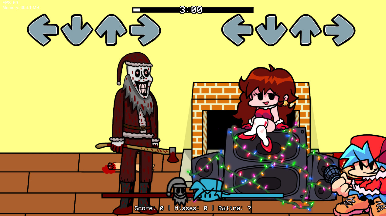 Christmas Darkness V1 Mod for Friday Night Funkin' | FNF Mods