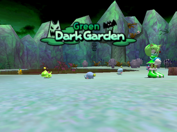 Green Dark Garden