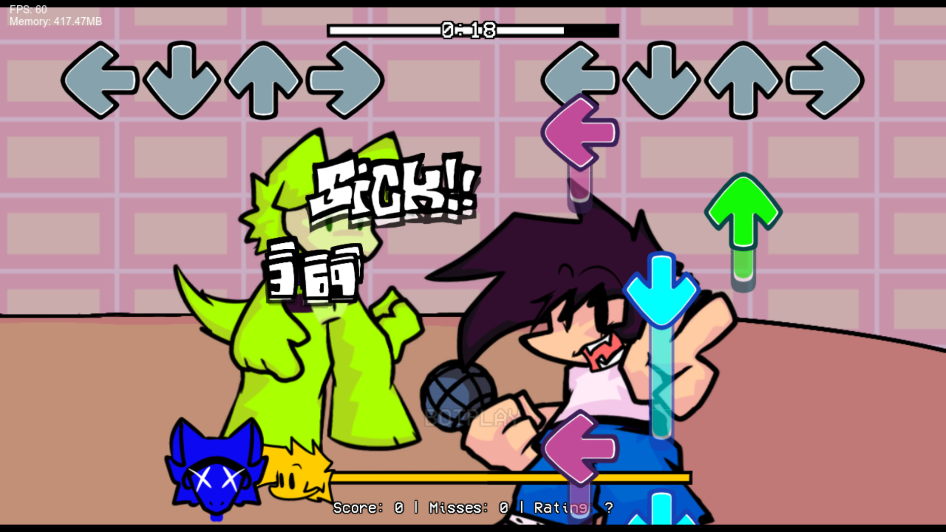 VS VIXEL. A Darkenn Funkin' Oneshot mod.