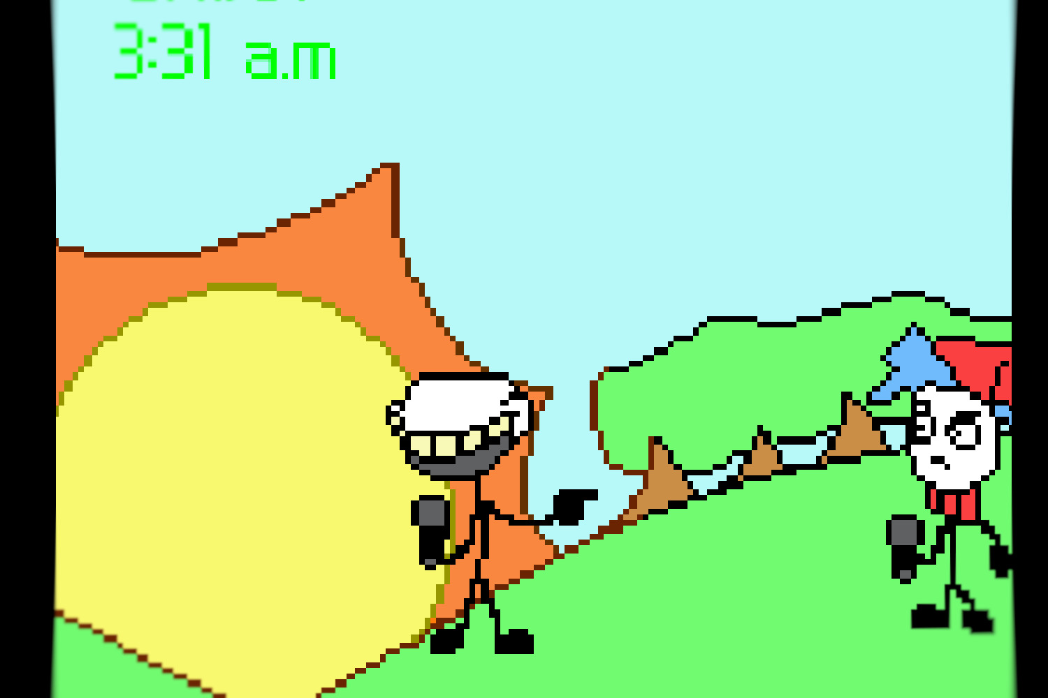Friday in pixel