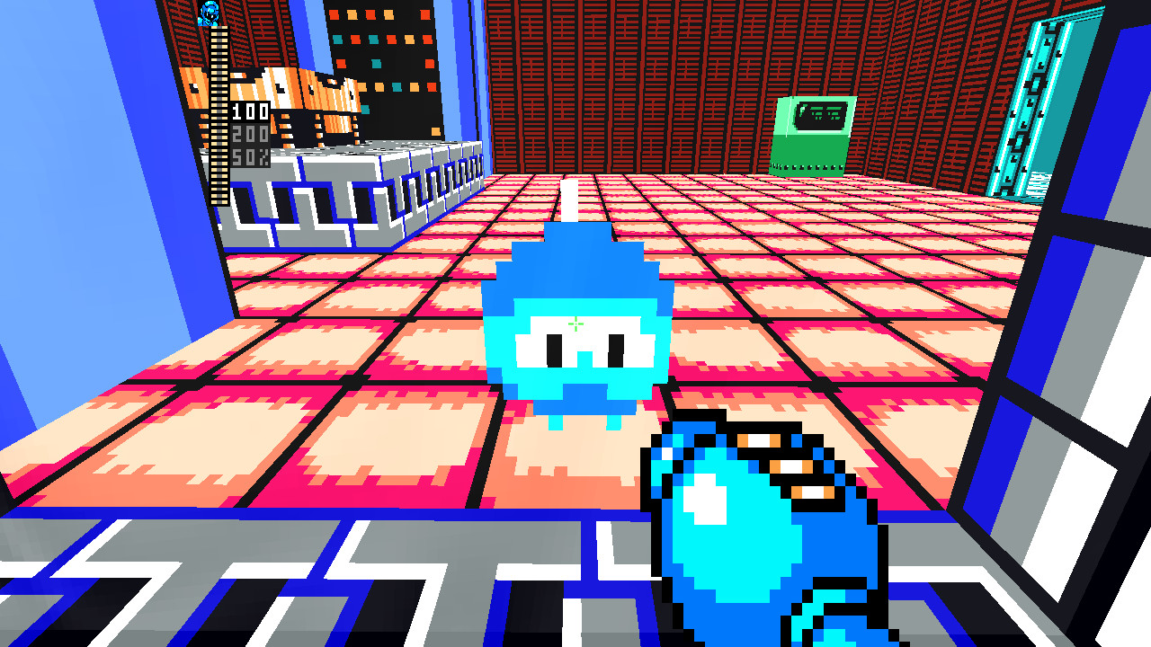 Pooka (Dig Dug) Mod for Mega Man 8-bit Deathmatch | MM8BDM Mods, image size:1280x720