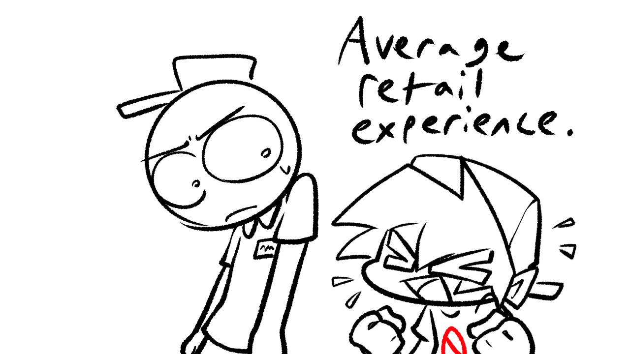 Average retail experience