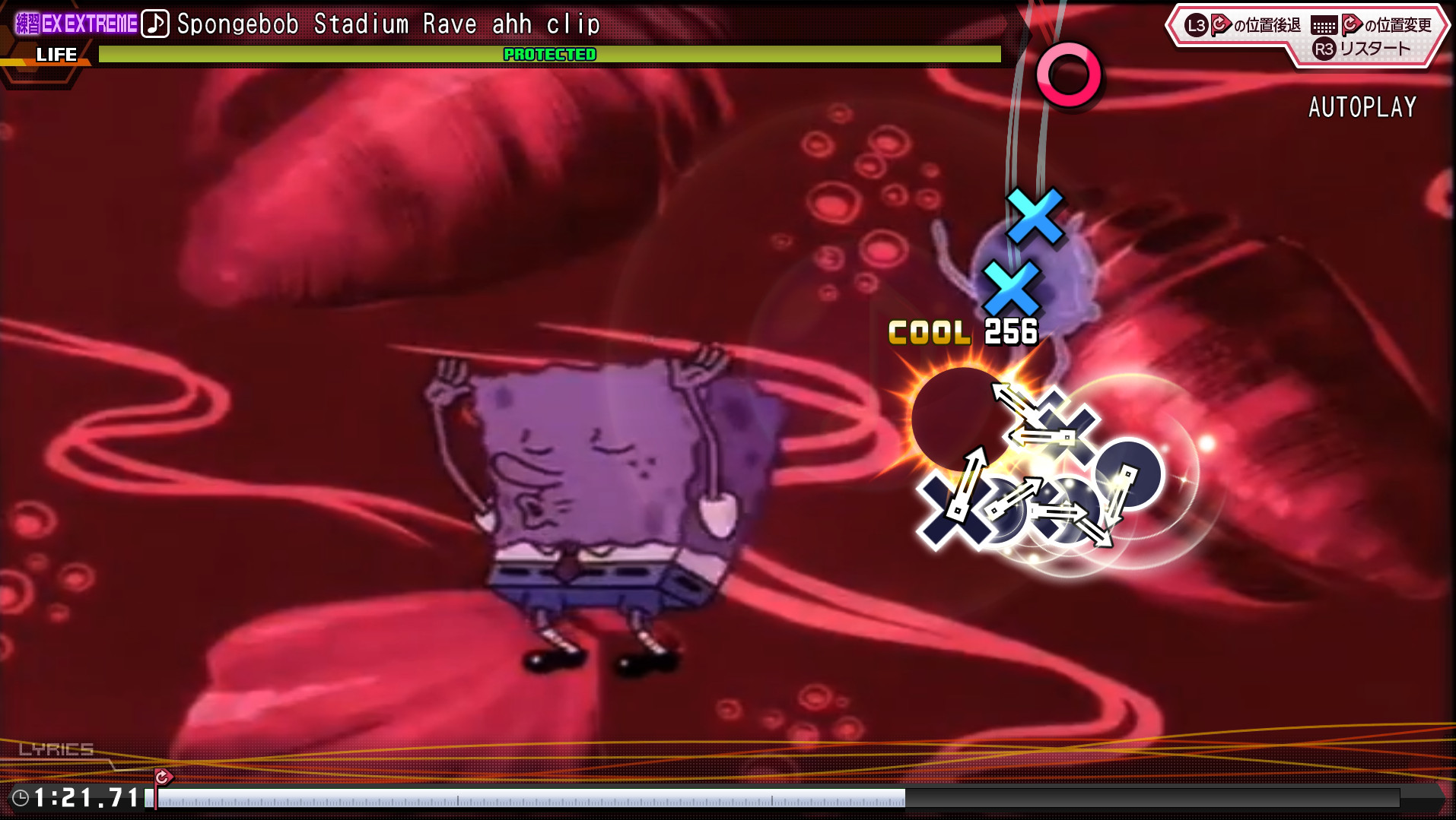 SpongeBob Stadium Rave ahh clip Mod for Hatsune Miku: Project DIVA Mega ...