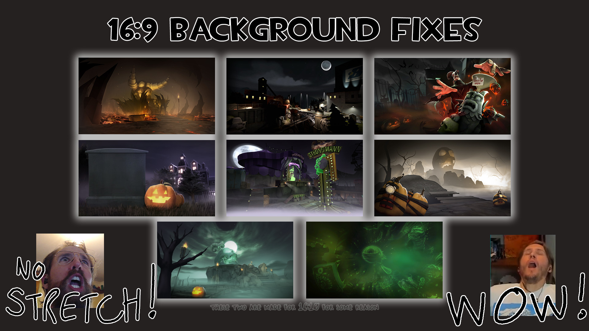 16:9 Background Fixes