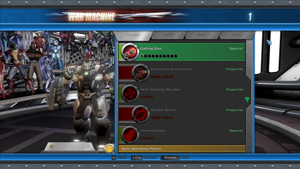 Sakaarian War MachineWar Machine Mod for Marvel Ultimate Alliance