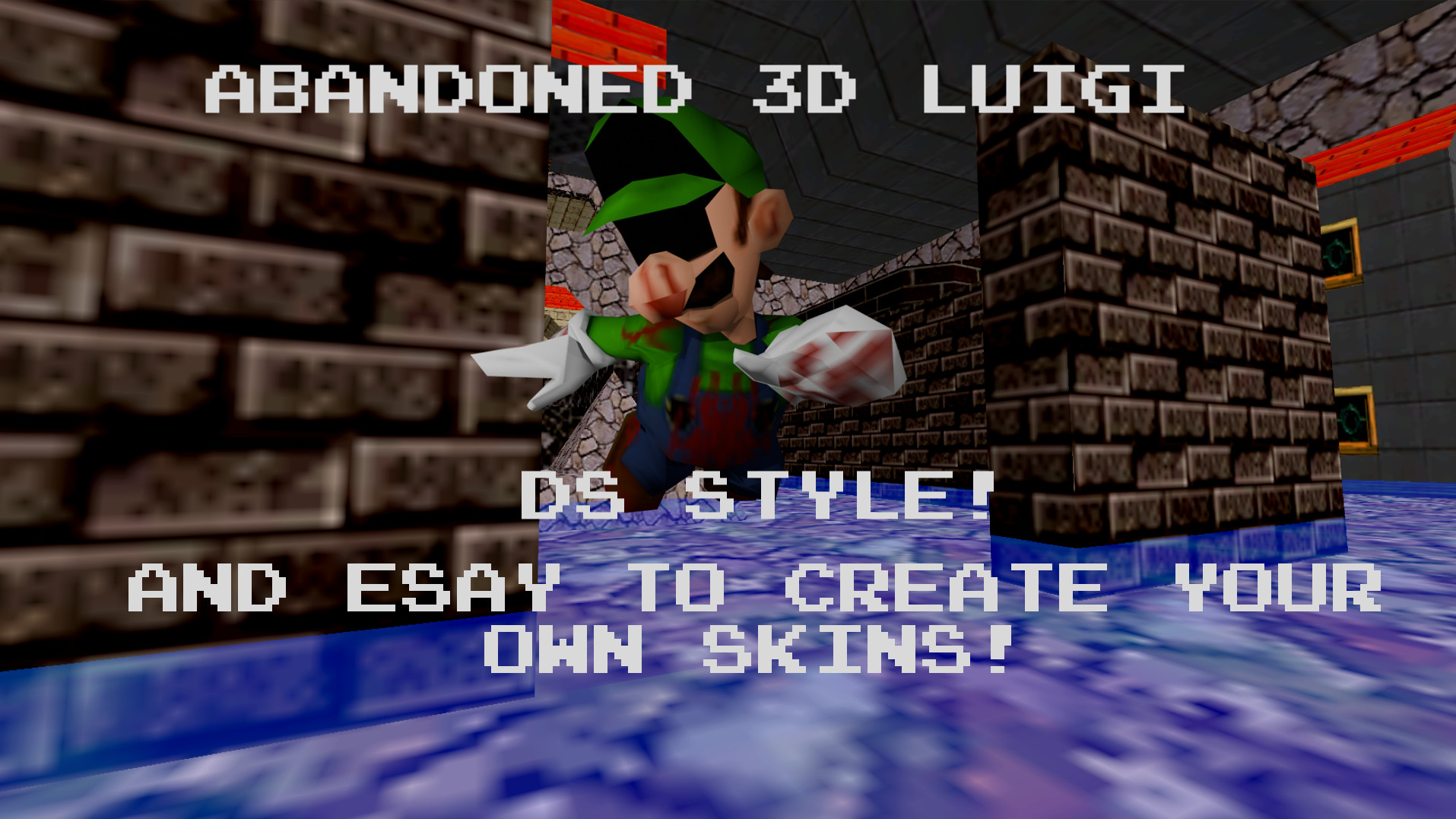 FNF Mario´s Madness: Abandoned 3D Luigi DS Style