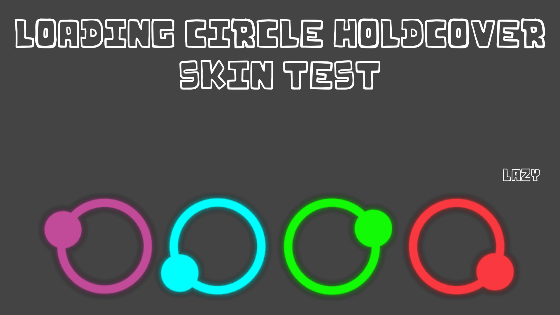 Loading circle holdCover skin test