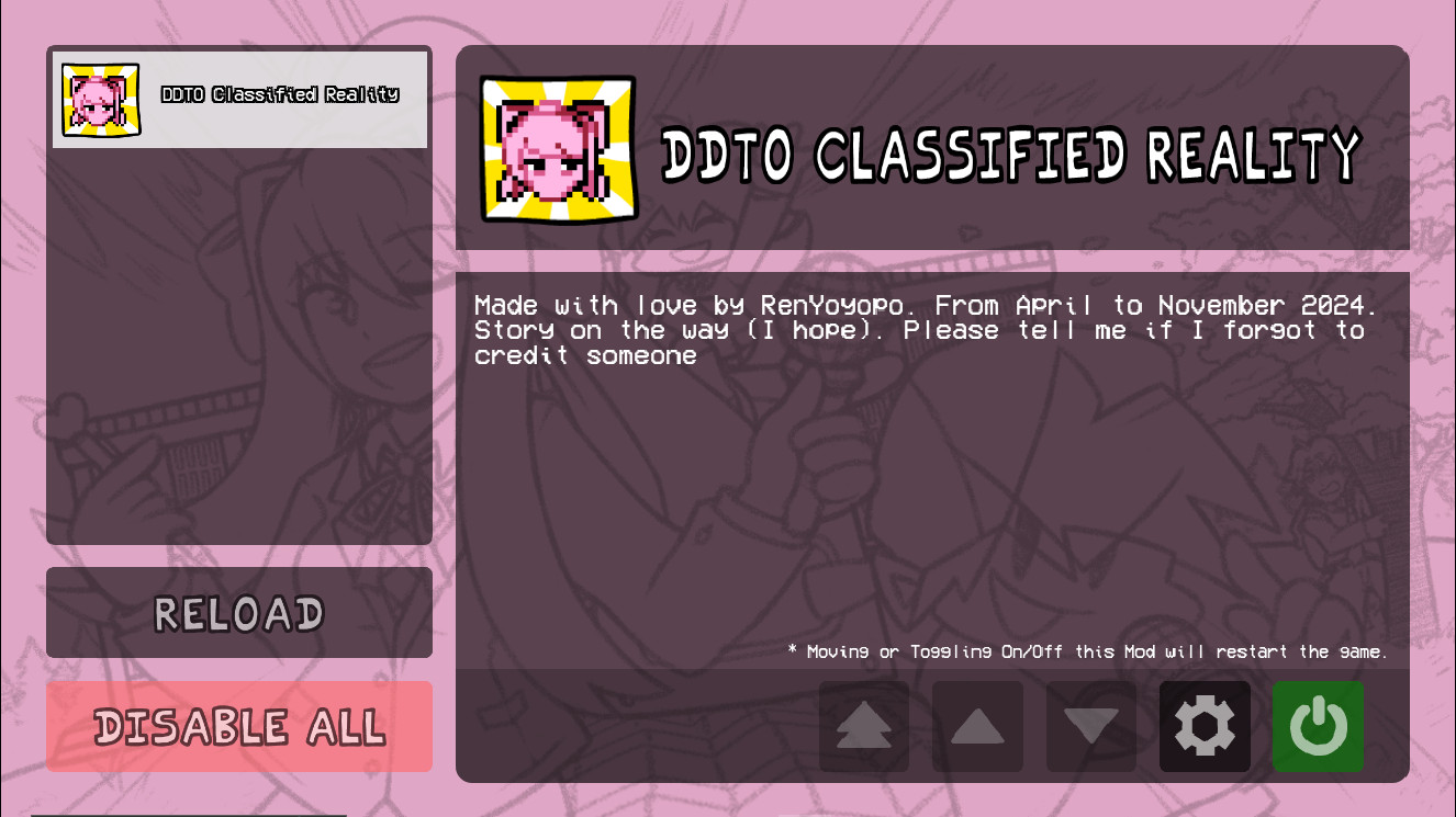 DDTO Classified Reality