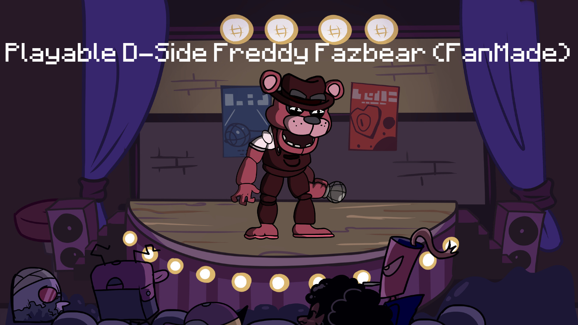 Playable D-Side Freddy Fazbear (FanMade) + FLA