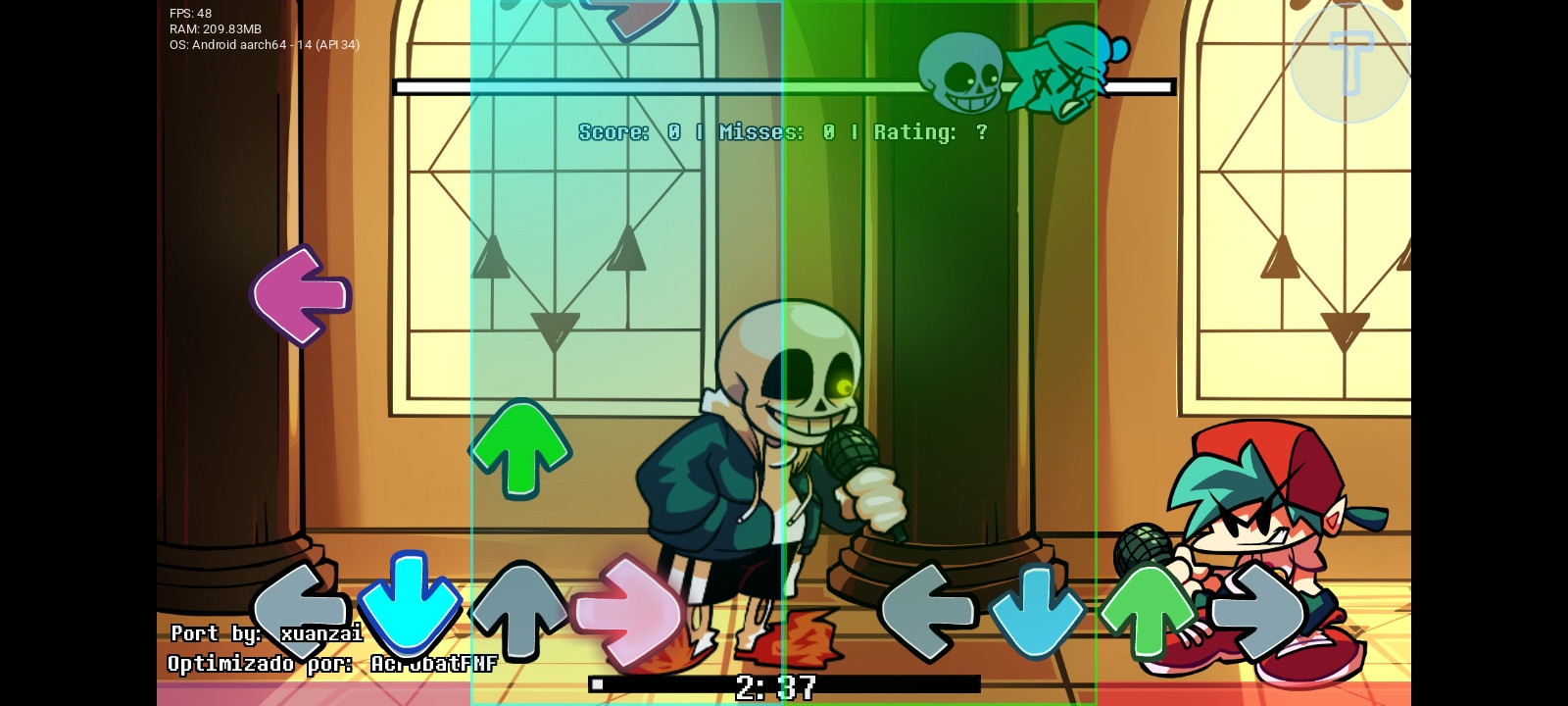 Skeleton bros v2 mobile