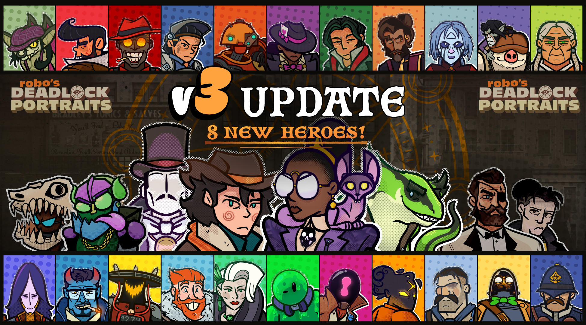 robo's Deadlock Portraits [V3 UPDATE! NEW HEROES!]