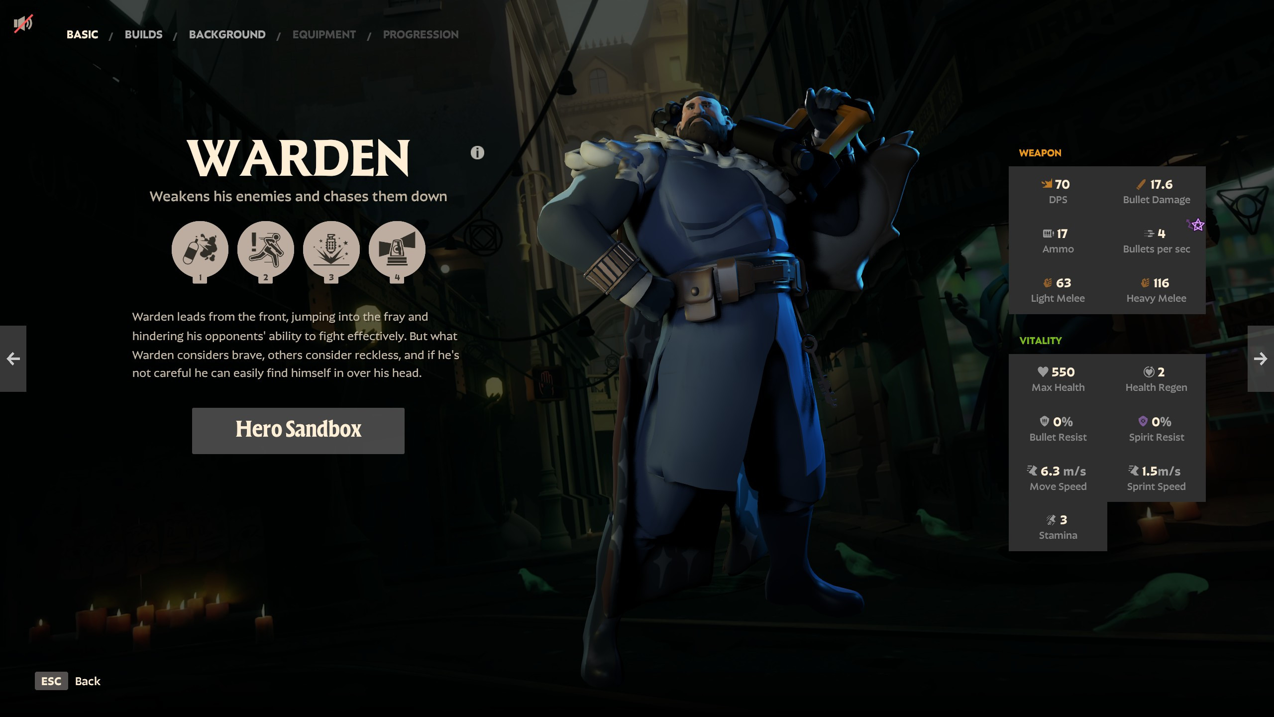 Feral Warden Redesign screenshot