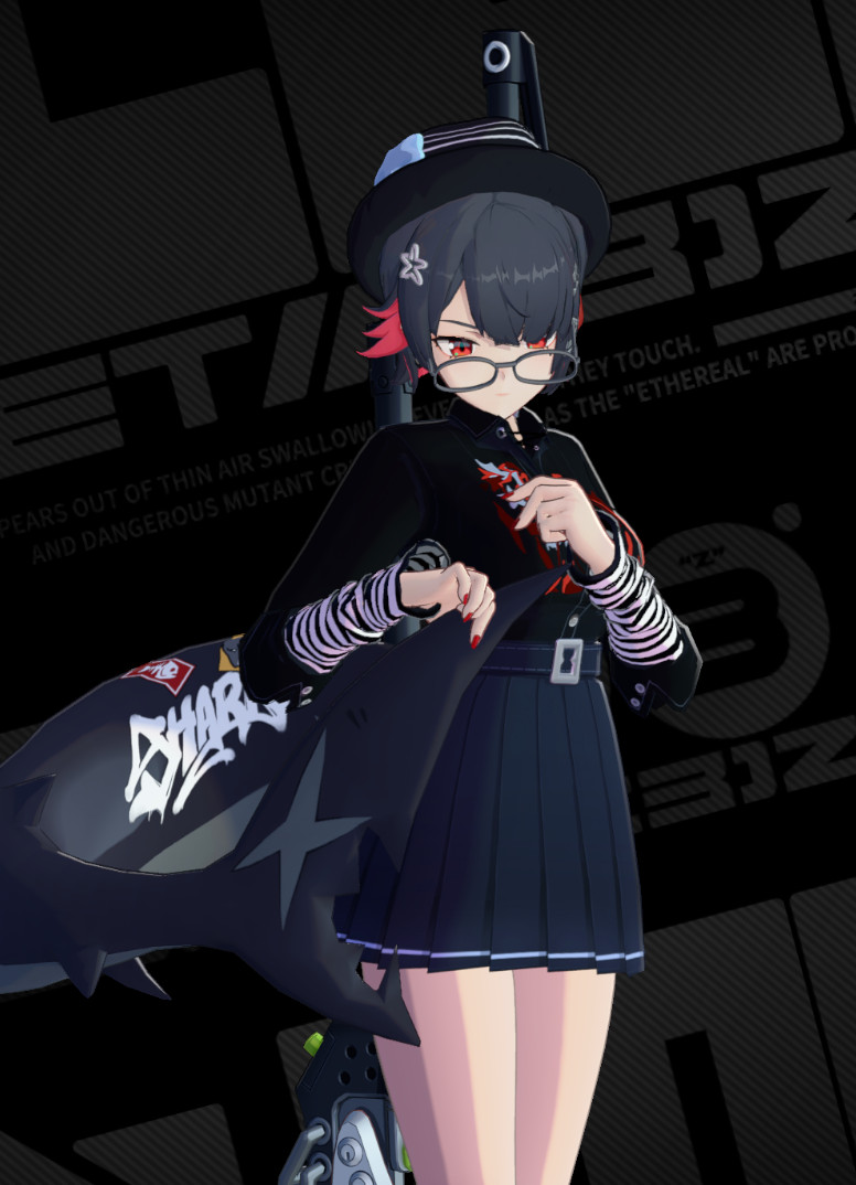 The troubles of a shark [skin based on quest art] Mod for Zenless Zone ...