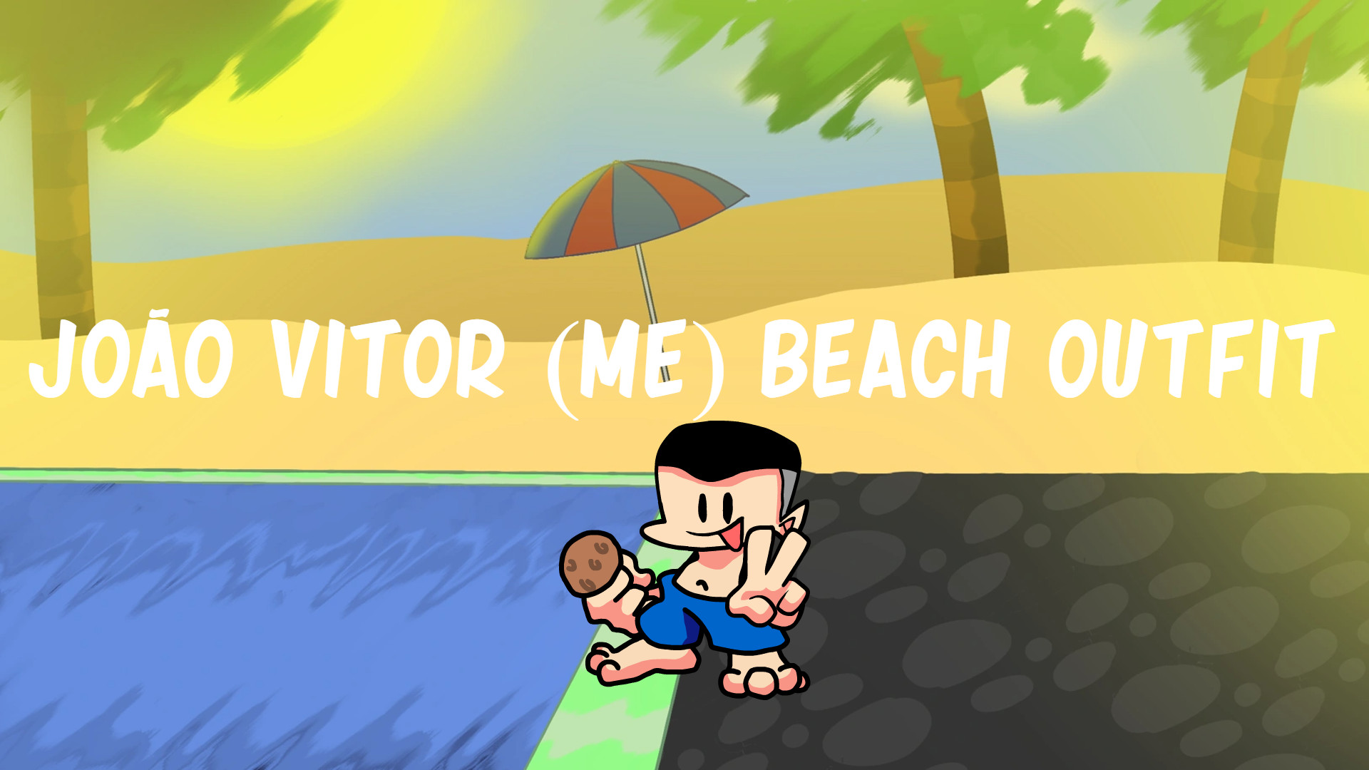 João Vitor (Me) Beach Outfit + FLA