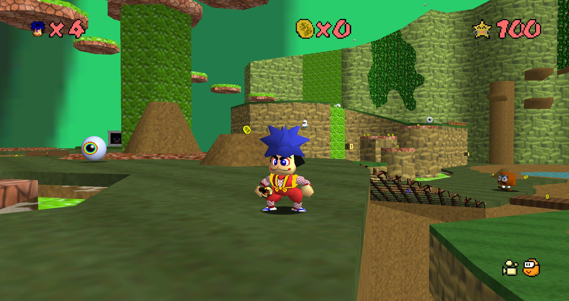 Ganbare Goemon Mod for Super Mario 64 Co-op (EX & DX) | sm64coop Mods