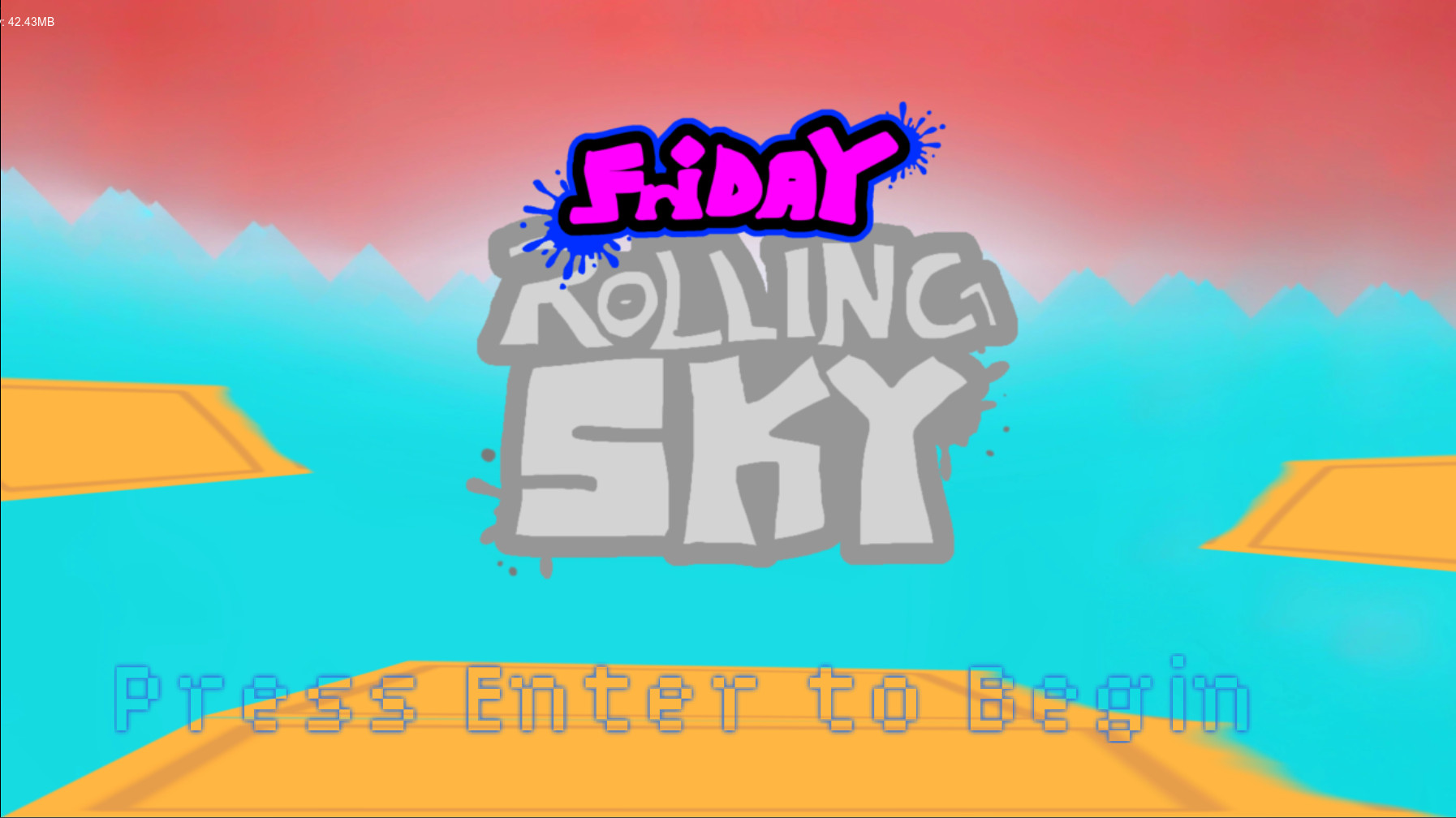 Friday Rolling Sky DEMO【Update!】 Mod for Friday Night Funkin' FNF