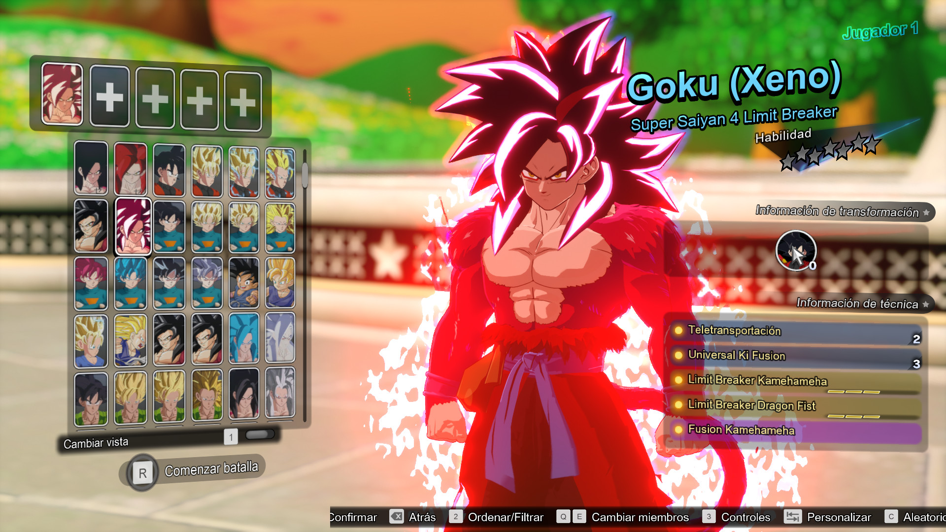 DEFINITIVE CHARACTER MOD LAYOUT (+832 SLOTS) Mod for Dragon Ball ...