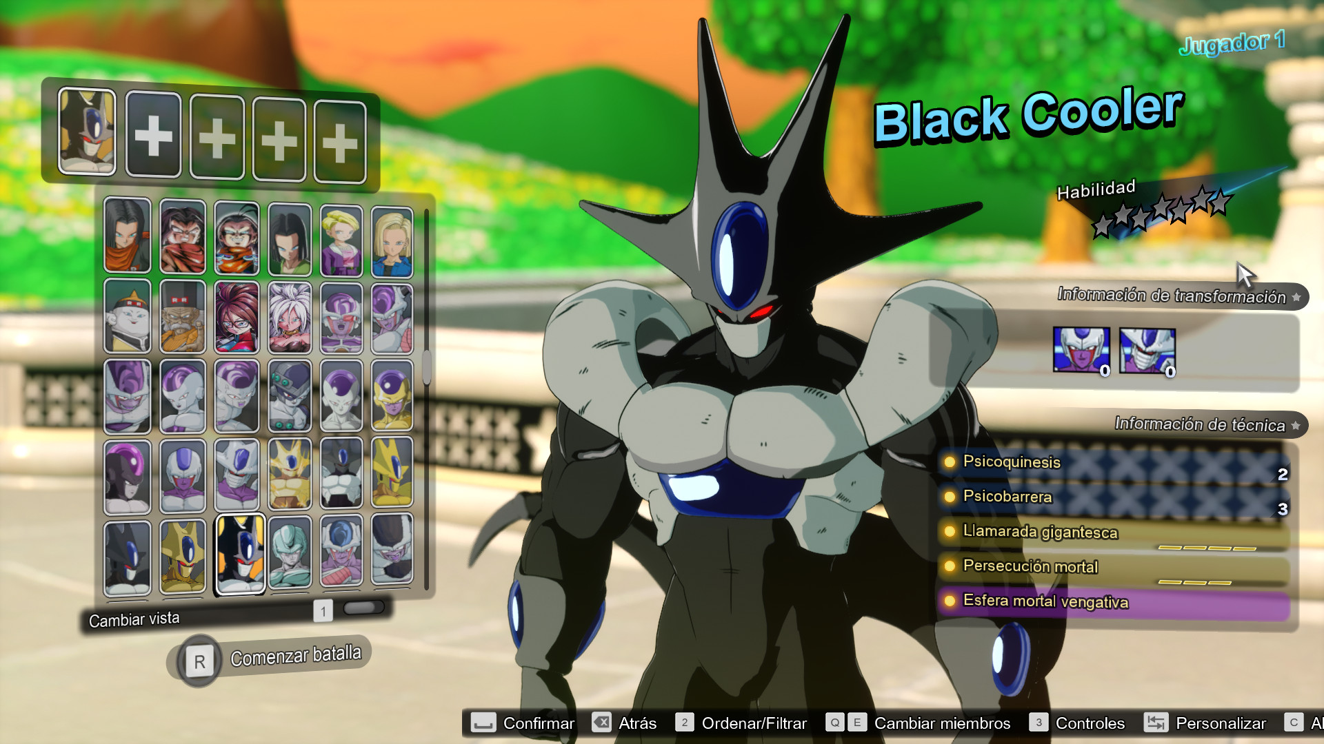 DEFINITIVE CHARACTER MOD LAYOUT (+832 SLOTS) Mod for Dragon Ball ...