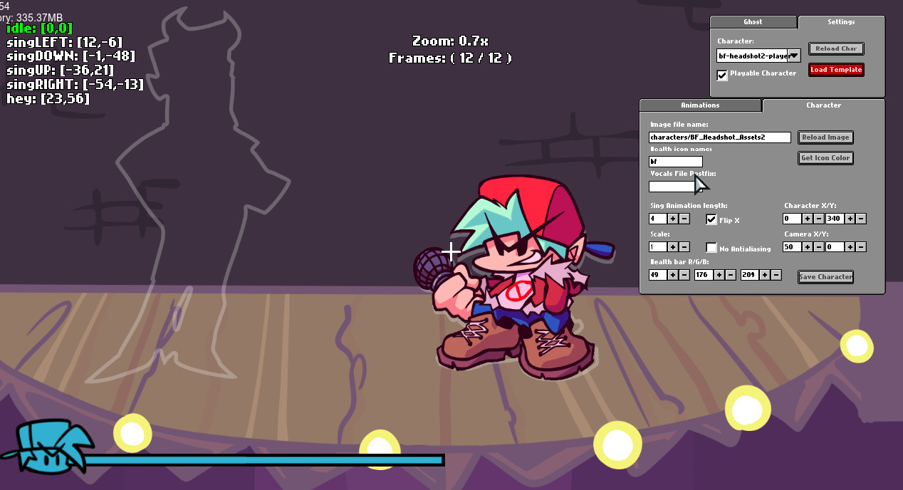 FNF Corruption: Bloodmoon Pico and Bf skin