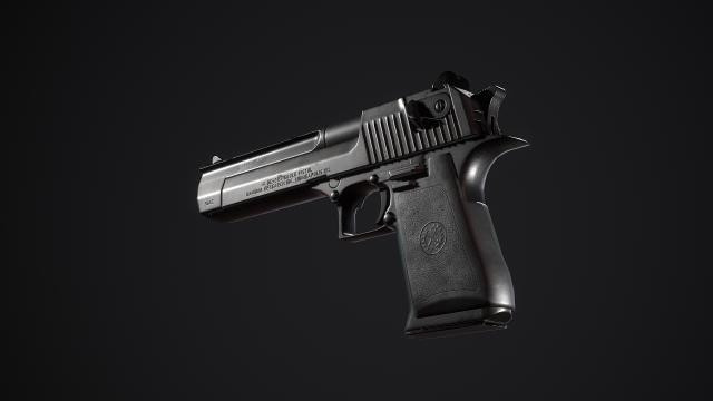 Desert Eagle on the "forbidden" animation