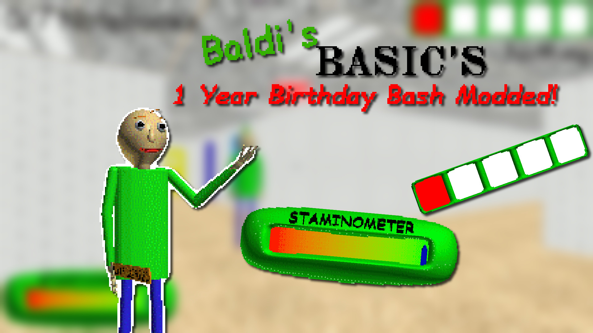 Baldi's Basics 1 Year Birthday Bash Modded! Mod for Baldi's Basics