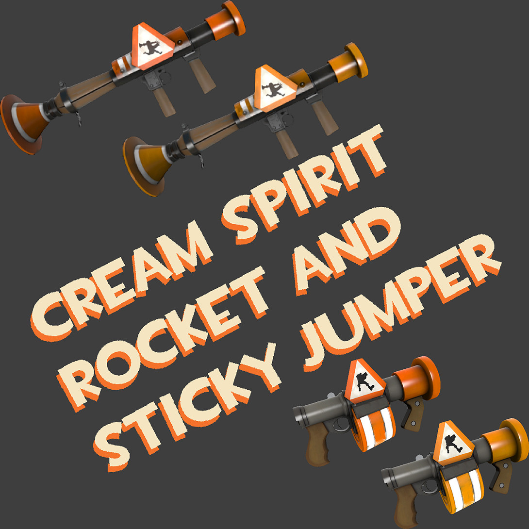Cream Spirit Rocket and Sticky Jumper (Team Color)