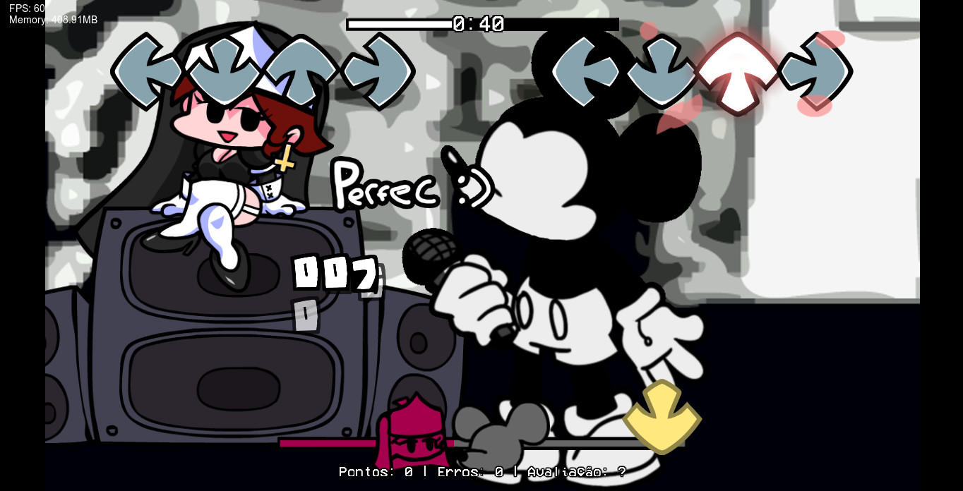 Face Less Mouse Playable Faceless Suicide Mouse.AVI Remake Mod for Friday Night Funkin ...
