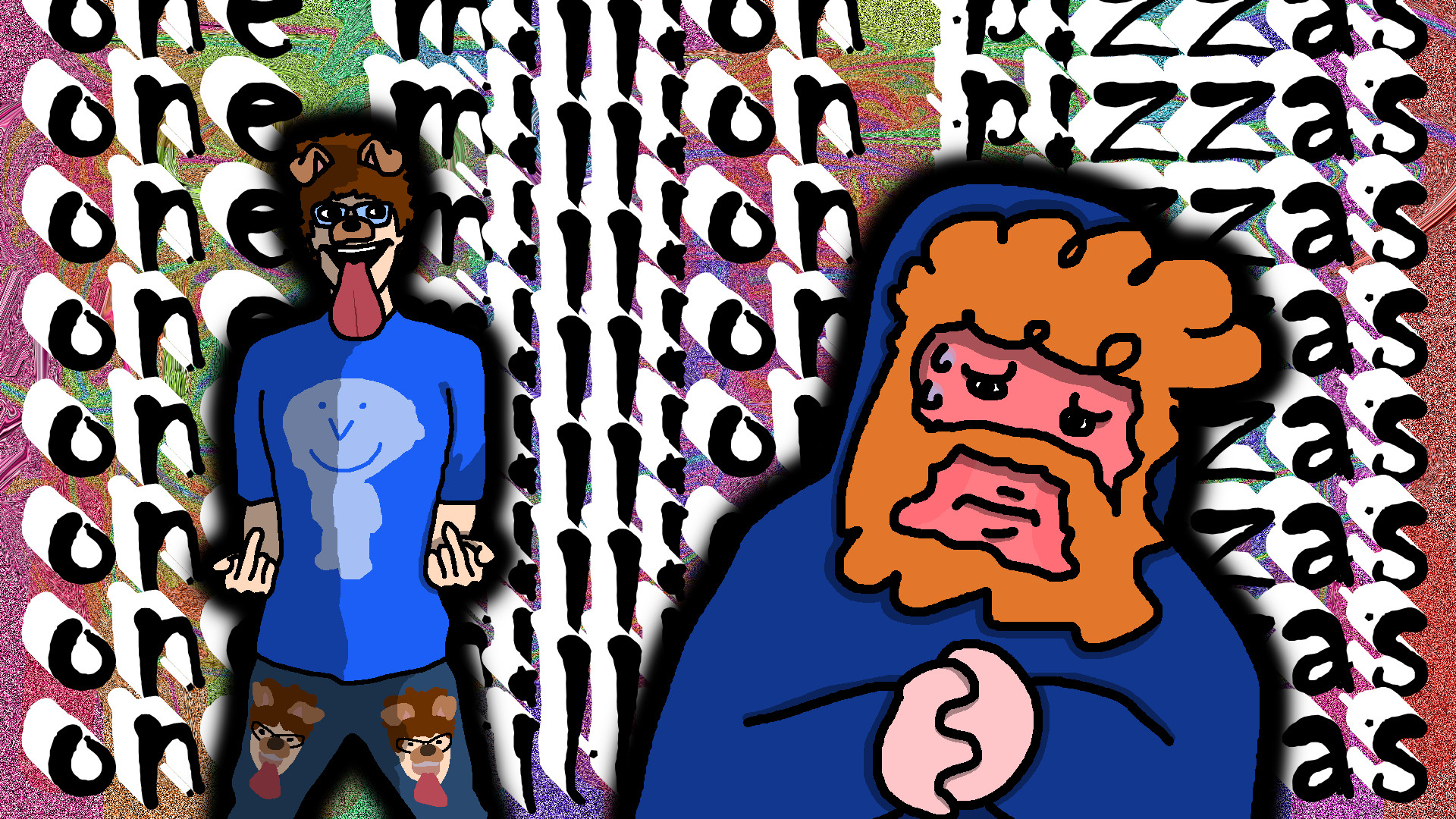ONE MILLION PIZZAS (caseoh vs soupypoopy69)