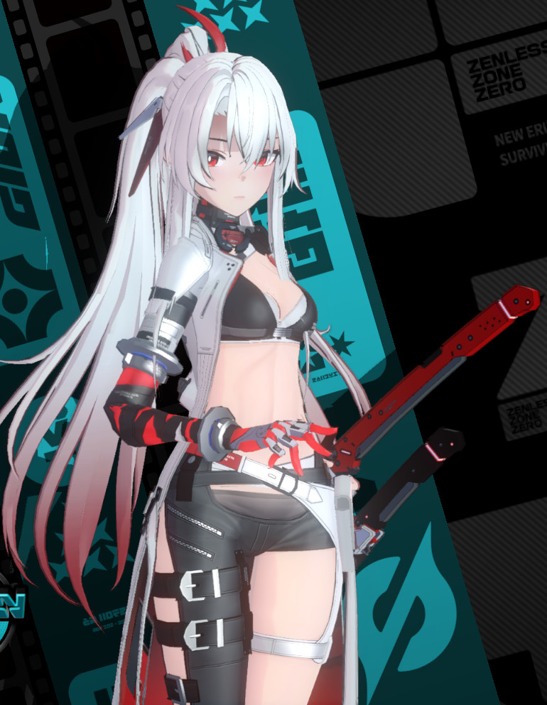 Lucia Crimson Weave PGR over Miyabi ZZZ Mod for Zenless Zone