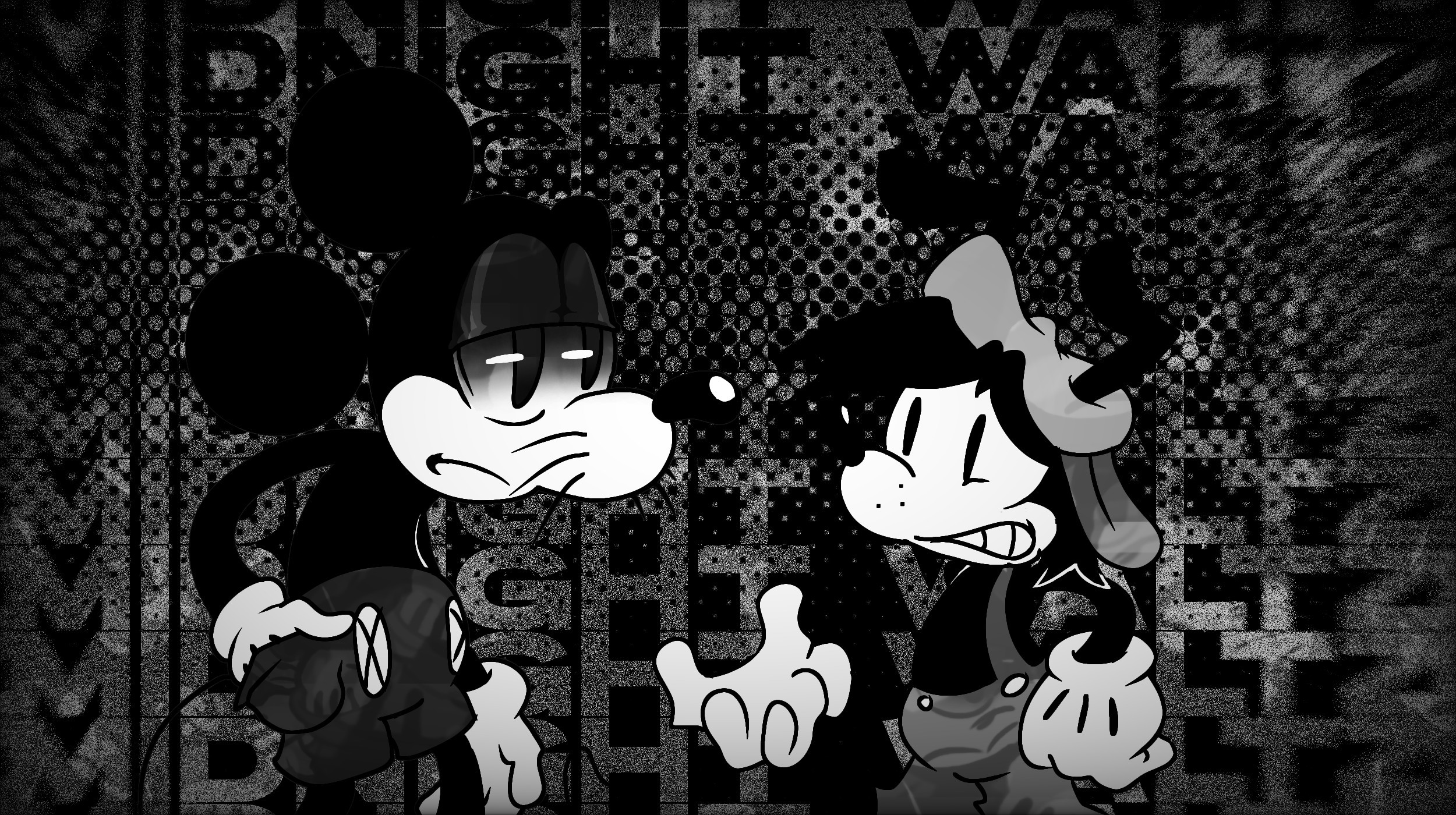 Mickey Mouse IN Midnight Waltz Mod for Friday Night Funkin' | FNF Mods