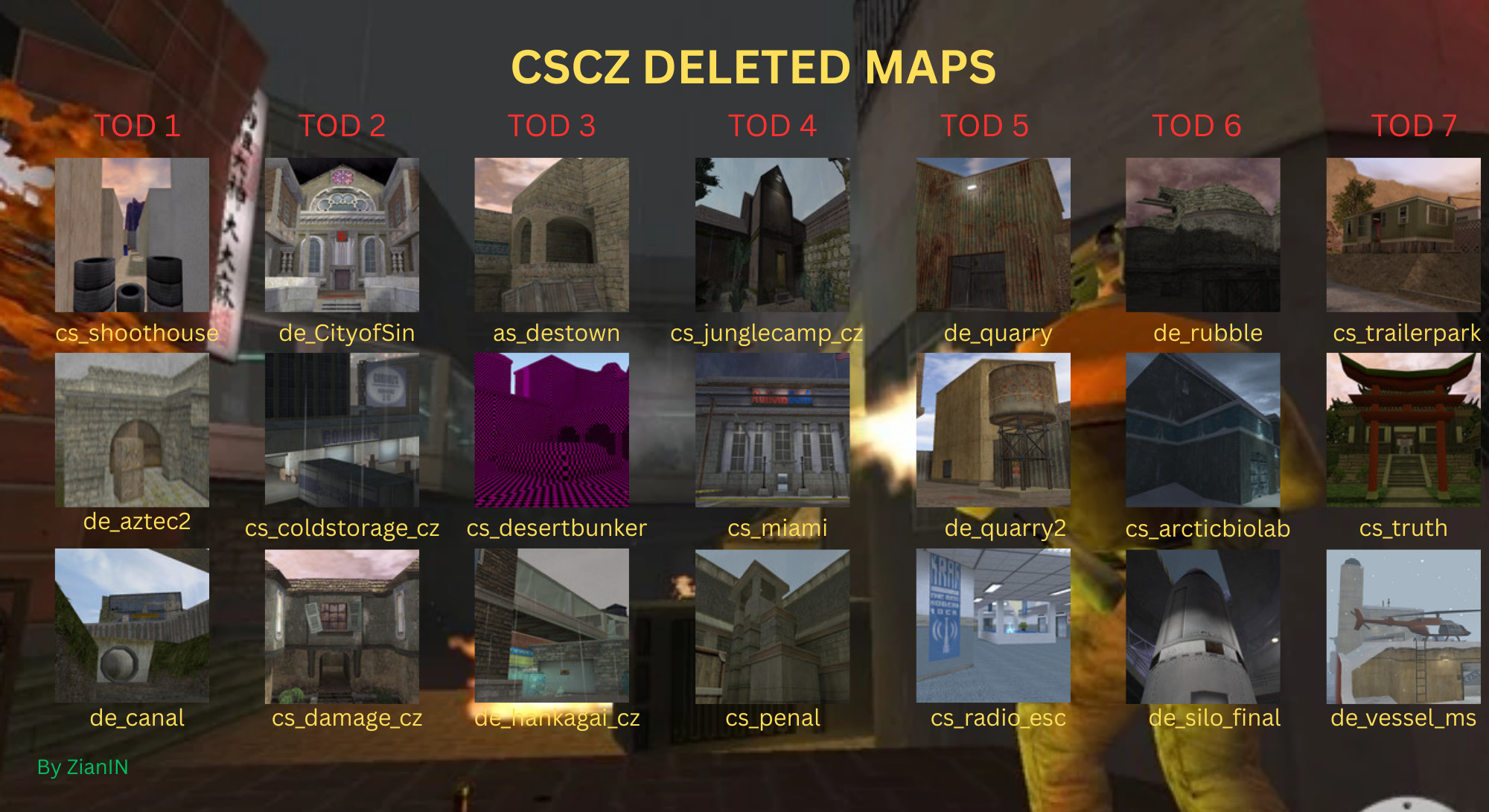 CSCZ DELETED MAPS CT AND T Mod for Counter-Strike: Condition Zero | CS ...