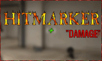 TF2 hitmarker "DAMAGE"