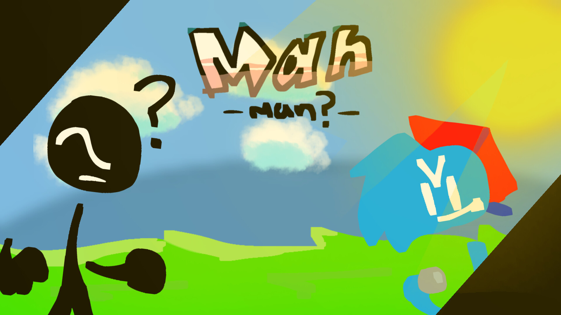 vs random stick-man?