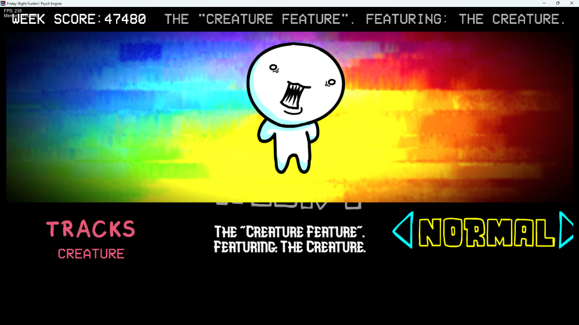 The "Creature Feature". Featuring: The Creature.