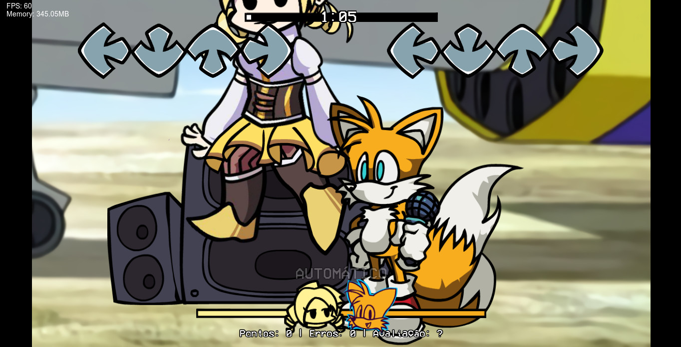Playable Anime Tails + FLA Mod for Friday Night Funkin' | FNF Mods
