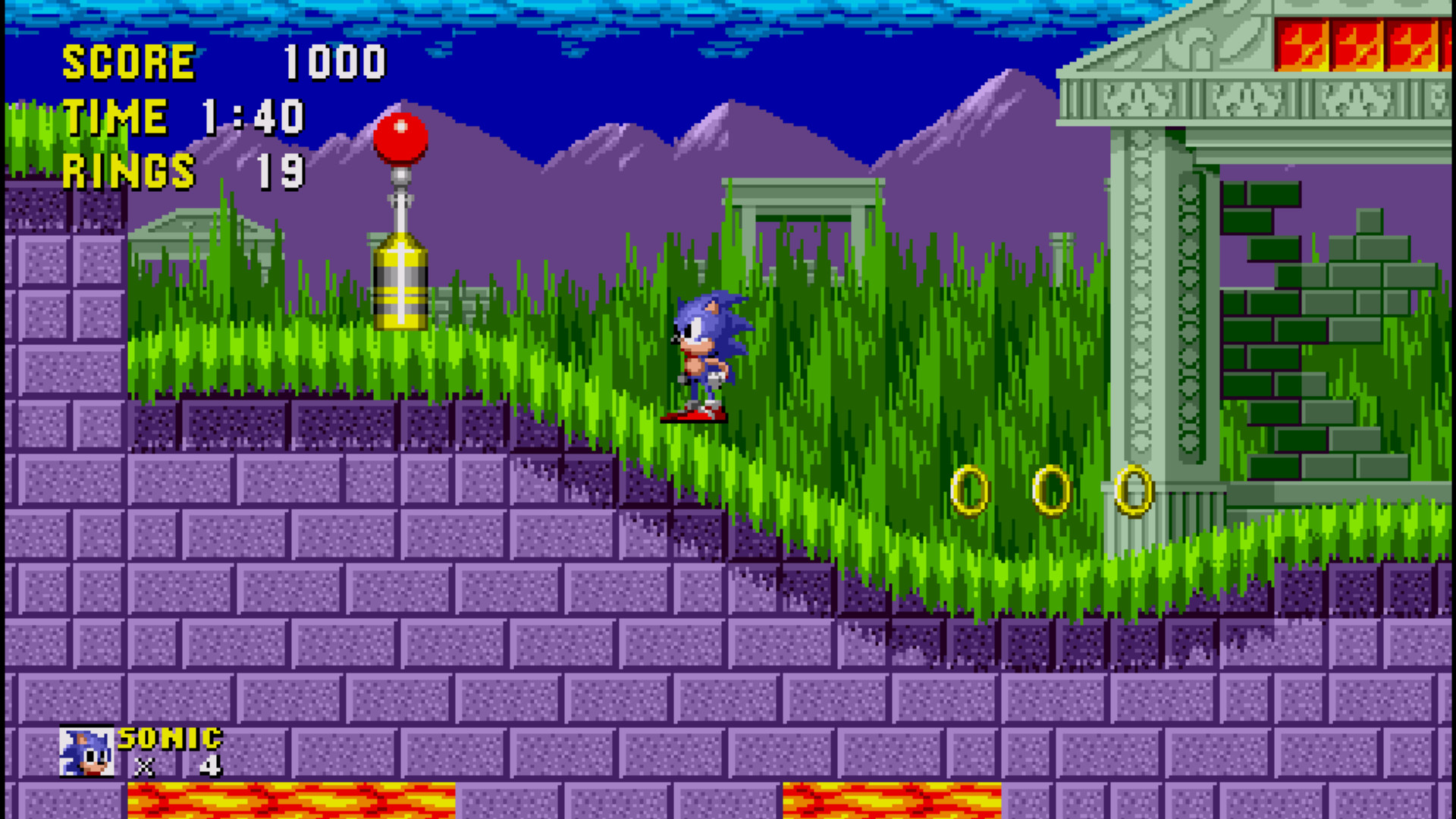 Sonic 1 but less painful Mod for Sonic the Hedgehog