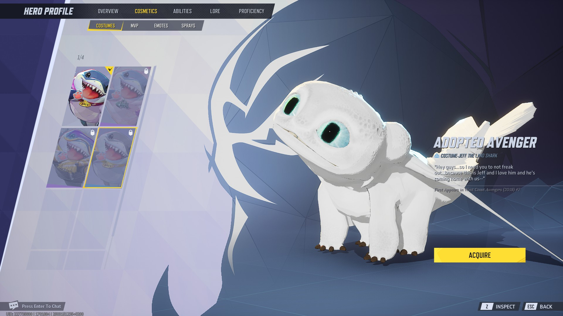 Toothless as Jeff Mod for Marvel Rivals | MR Mods