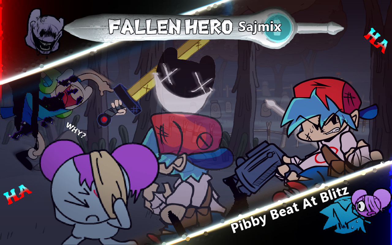 FNF' Fallen Hero SAJ Remix Chart 0.6.3