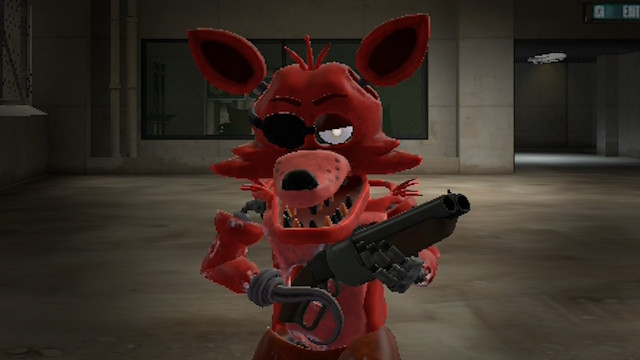 Foxy (FNaF AR) over Scout