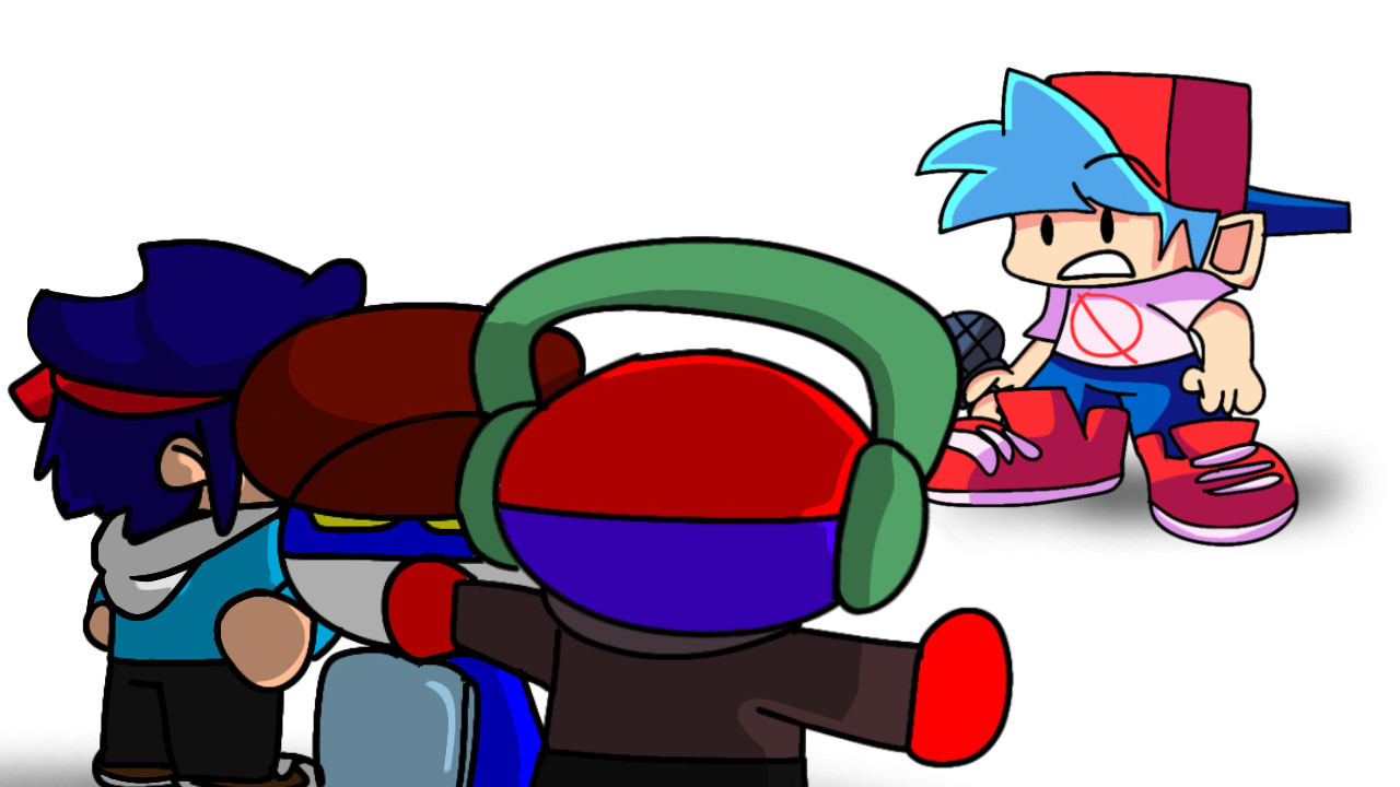 Unstoppable TRIO!!!1! (FNF OneShot)