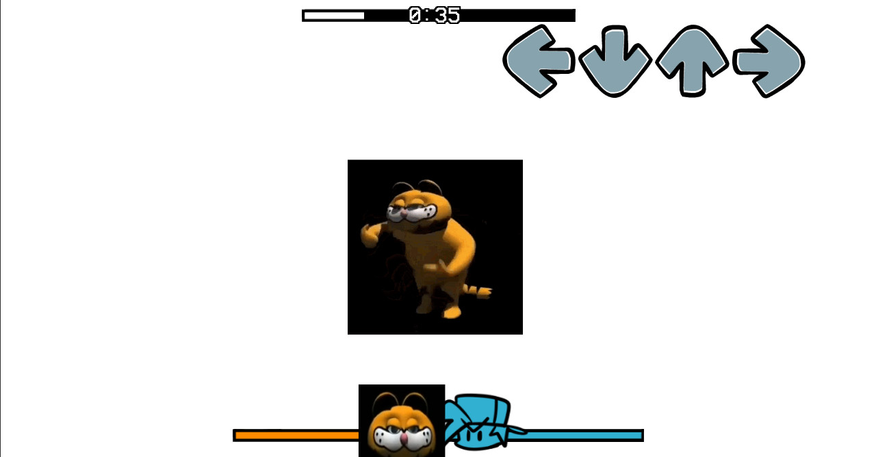 Garfield dancing Funky Monkey Dance - The Mod