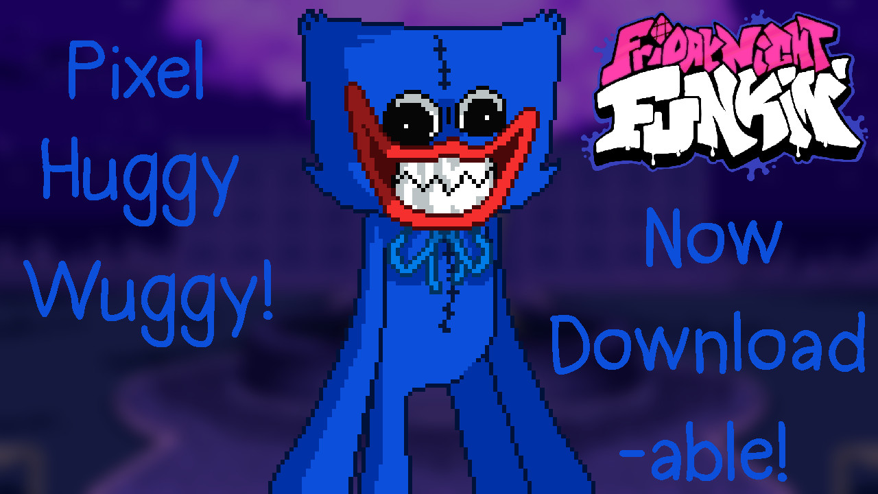Pixel Huggy Wuggy Sprites