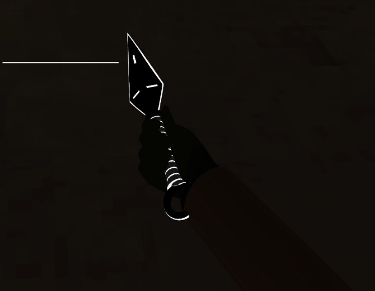 neon kunai animated