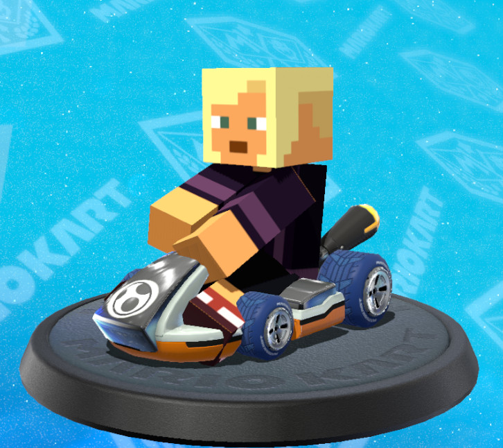 Minecraft Players Mod for Mario Kart 8 | MK8 Mods