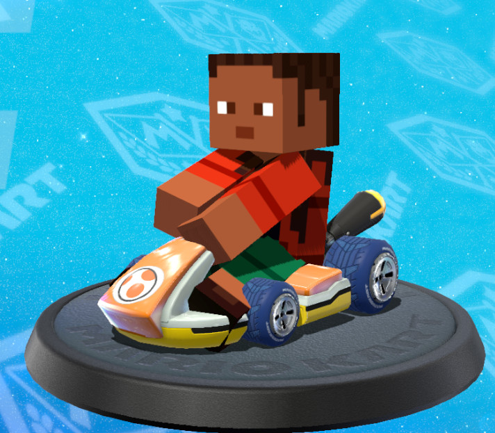 Minecraft Players Mod for Mario Kart 8 | MK8 Mods