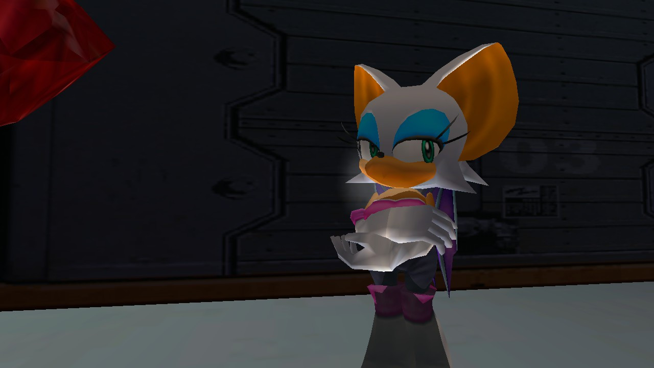 Sa2 Rouge Model Enhanced Gamecube Characters Mod for Sonic Adventure 2 | SA2 Mods