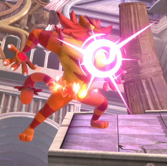 ARK Incineroar (fire recolor + effects) Mod for Super Smash Bros ...