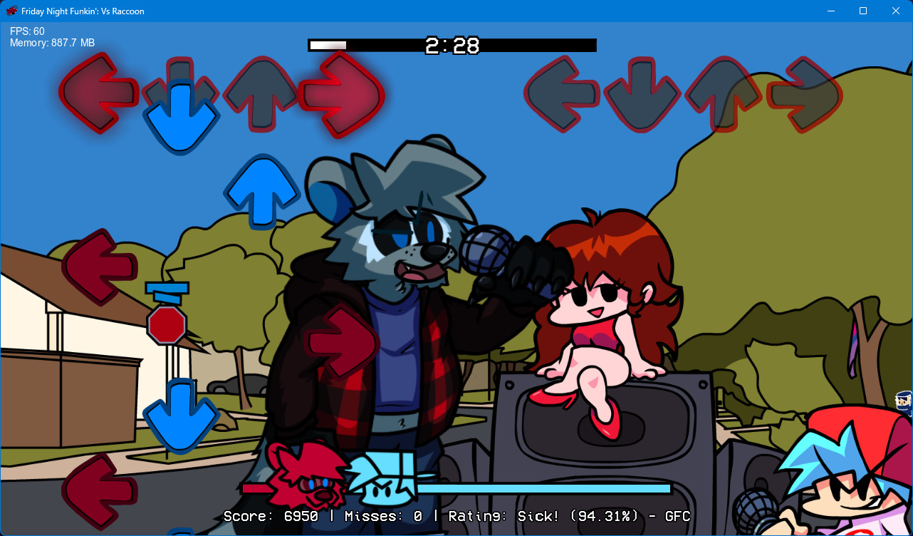 Vs Raccoon (Cancelled 2022 Build) Mod for Friday Night Funkin' | FNF Mods